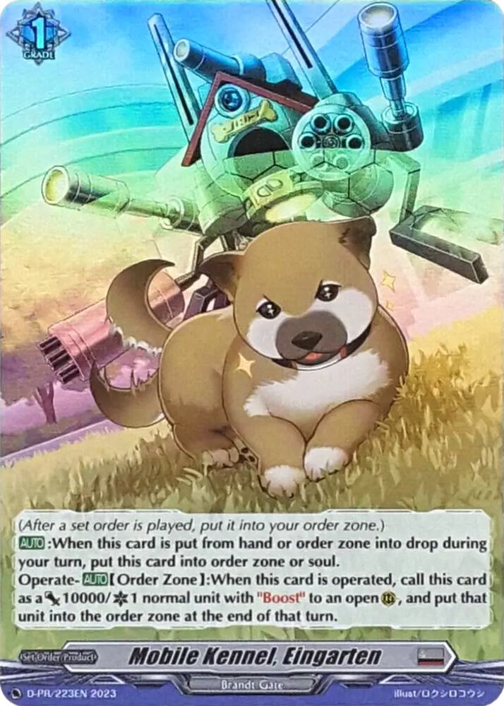 Mobile Kennel, Eingarten (Foil)