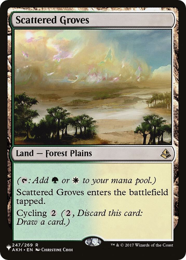 Scattered Groves #AKH-247 — The List