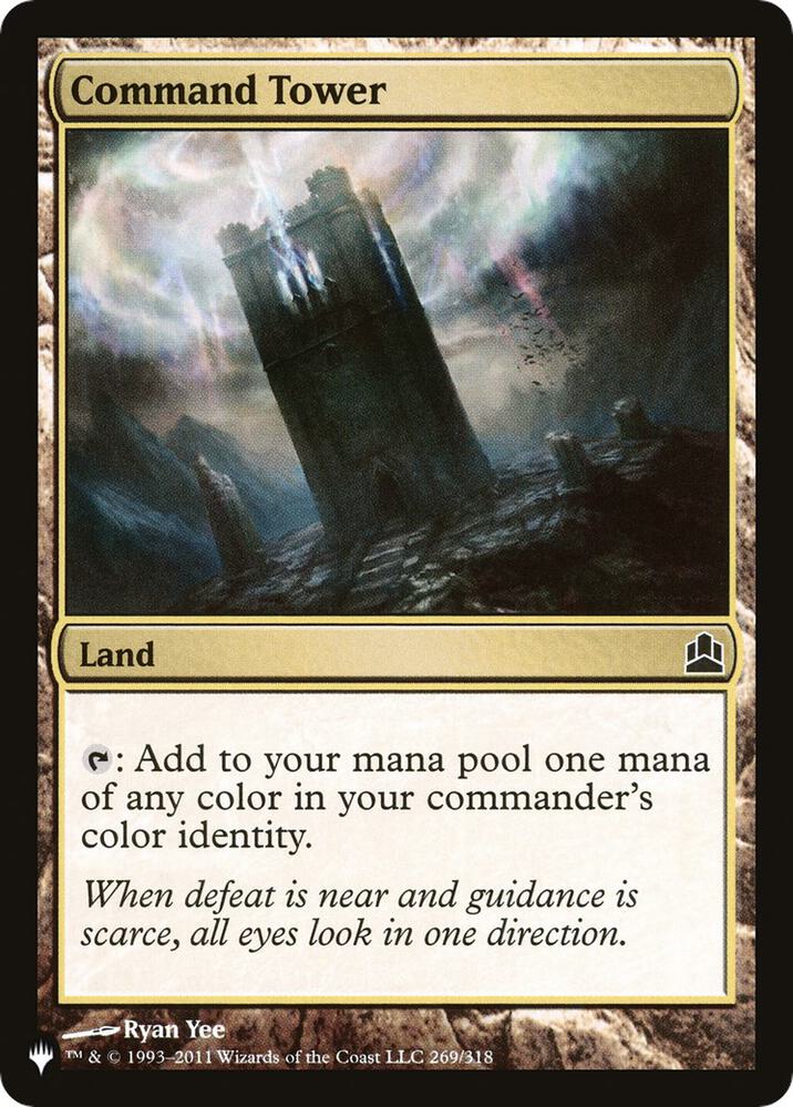 Command Tower #CMD-269 — The List