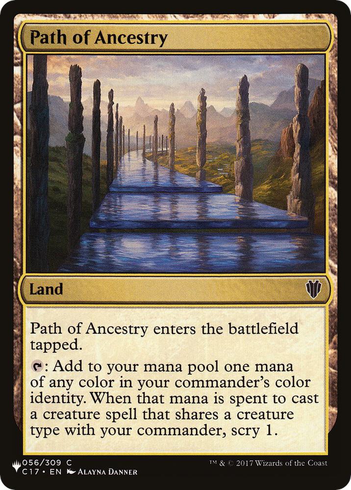 Path of Ancestry #C17-56 — The List