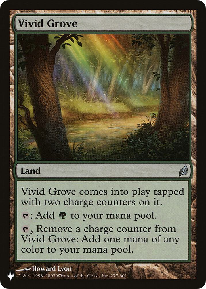 Vivid Grove #LRW-277 — The List