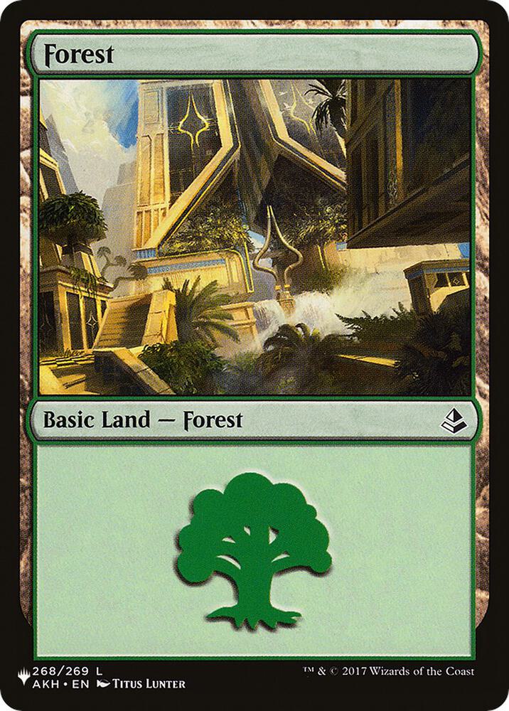 Forest #AKH-268 — The List