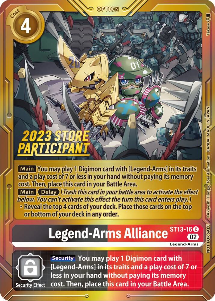 Legend Arms Alliance 2023 Store Participant (Foil)