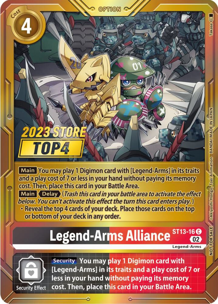 Legend Arms Alliance 2023 Store Top 4 (Foil)