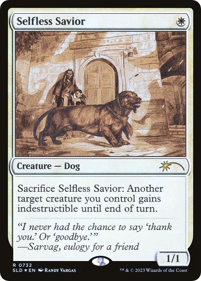 Selfless Savior Sketch Showcase