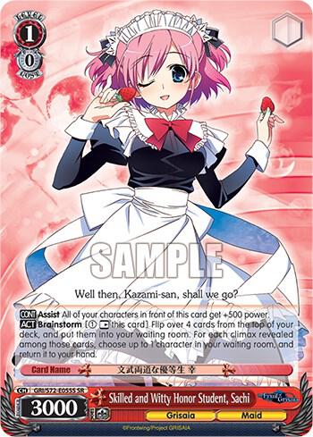 Skilled and Witty Honor Student, Sachi (SR)
