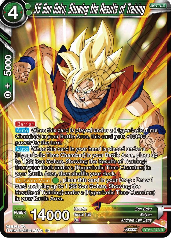 SS Son Goku, Showing the Results of Training - Wild Resurgence