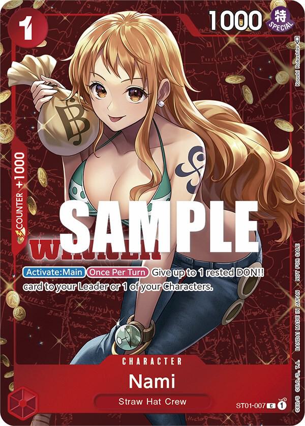 【BGS10】ワンピースカード　Nami WINNER Nami (Tournament Pack Vol. 3) [Winner] - One Piece Promotion