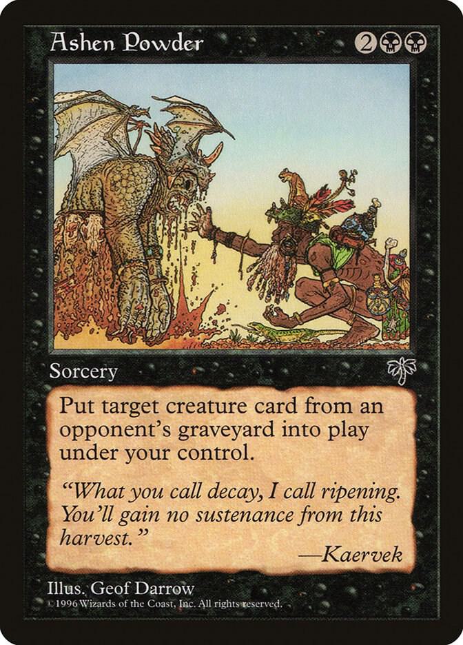 Ashen Powder - Mirage - Magic: The Gathering - TCGplayer.com