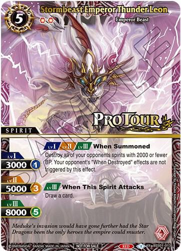 Stormbeast Emperor Thunder Leon (X Rare Special Pack Vol. 1)