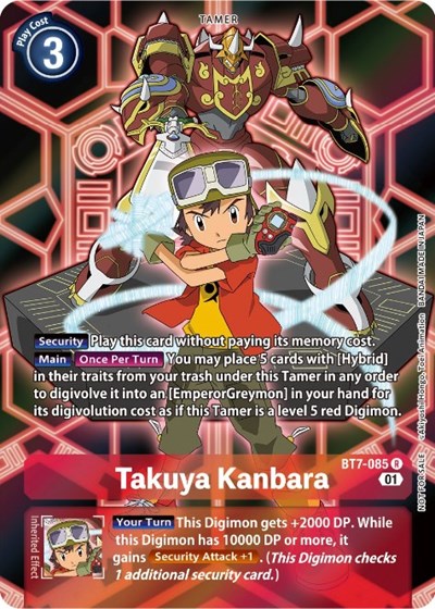Takuya Kanbara (D-Scanner Alternate Art) Next Adventure card price
