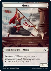 Monk // Spirit (0013) Double-Sided Token