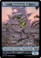 Phyrexian Myr // Dinosaur Double-Sided Token - March of the