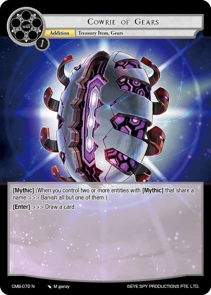 Cowrie of Gears