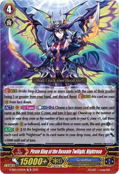 Pirate King of the Roseate Twilight, Nightrose (Foil)