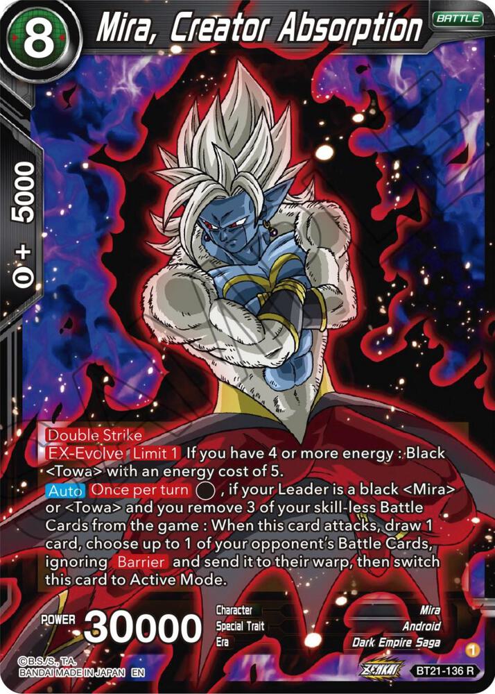 Mira, Creator Absorption - Wild Resurgence - Dragon Ball Super