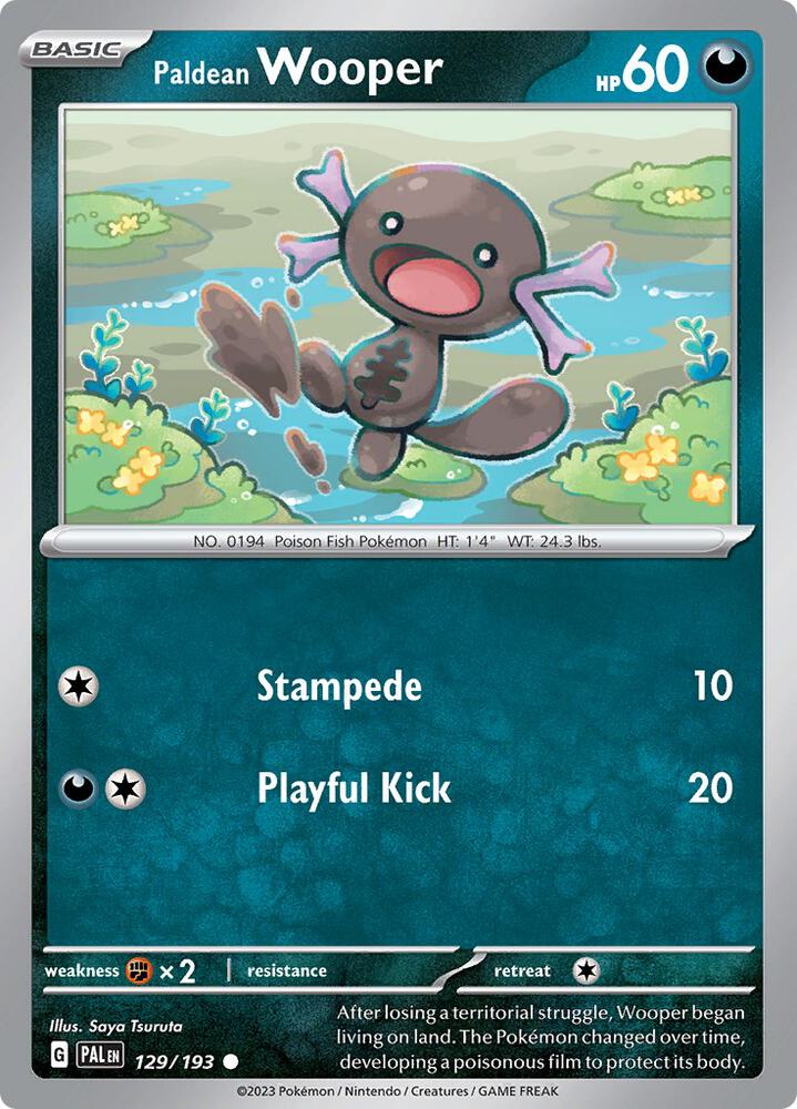 Paldean Wooper - 129/193 - SV02: Paldea Evolved - Pokemon