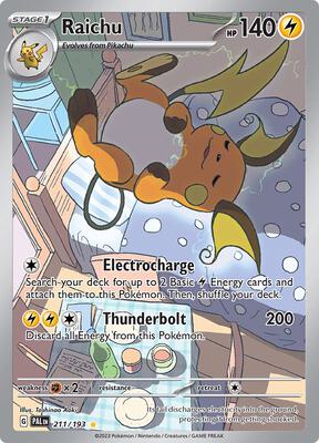 レッドのピカチュウ プレイド Raichu - 211/193 - SV02: Paldea Evolved - Pokemon