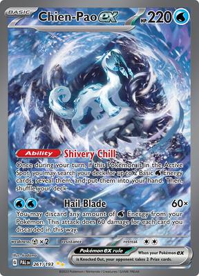 Chien-Pao ex - 261/193 - SV02: Paldea Evolved - Pokemon