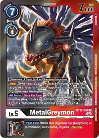 MetalGreymon (Tamer Party -Special-) - Across Time - Digimon card