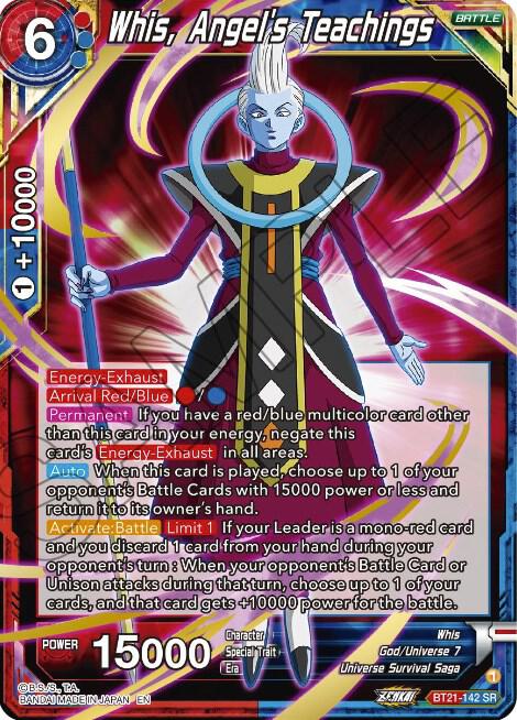 Whis, Angel's Teachings - Wild Resurgence - Dragon Ball