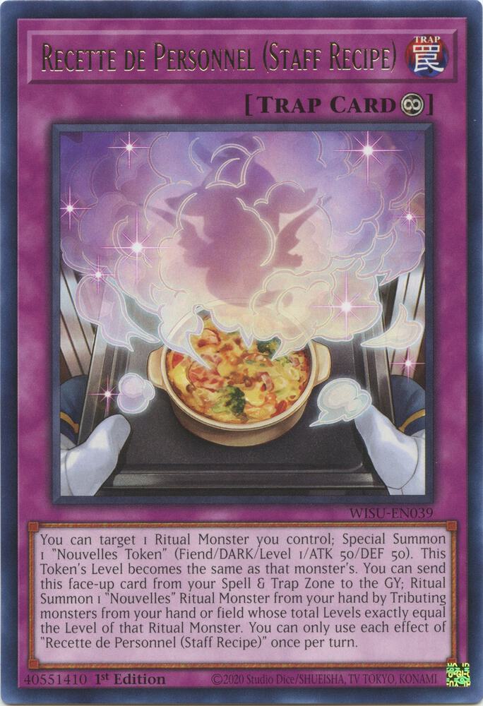 Recette de Personnel