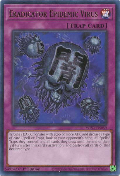 Eradicator Epidemic Virus - Wild Survivors - YuGiOh
