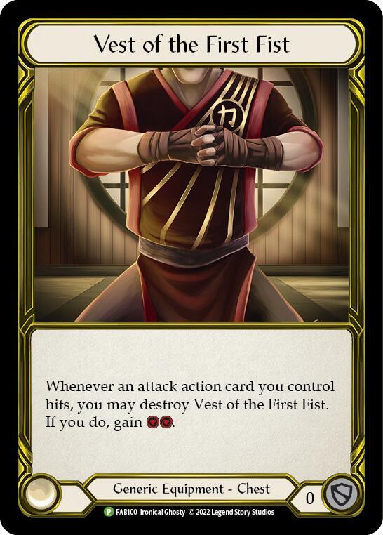Vest of the First Fist (Golden) - FAB100