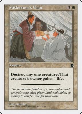 Misfortune's Gain