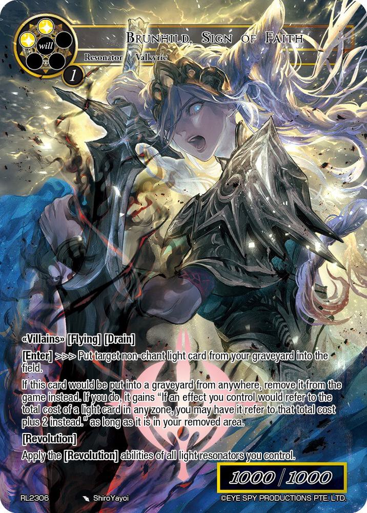 Brunhild, Sign of Faith