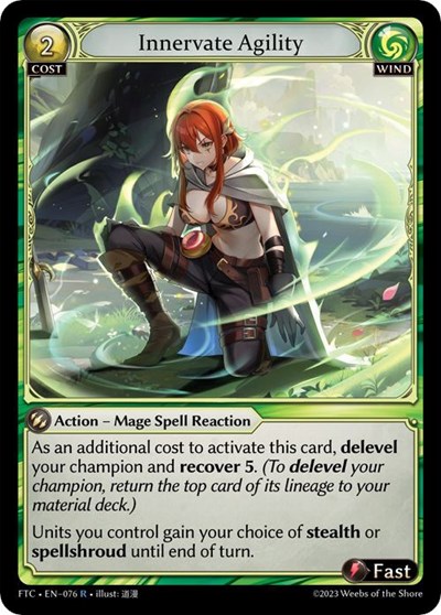 Innervate Agility card