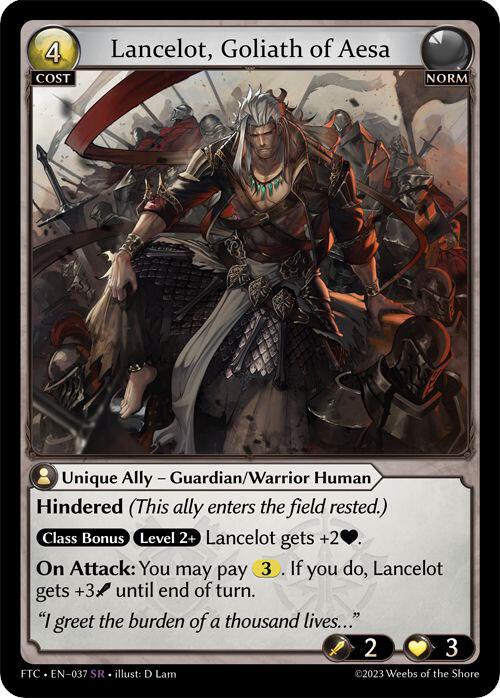 その他 Lancelot, Goliath of Aesa grand archive Lancelot, Goliath of Aesa - Fractured Crown - Grand Archive