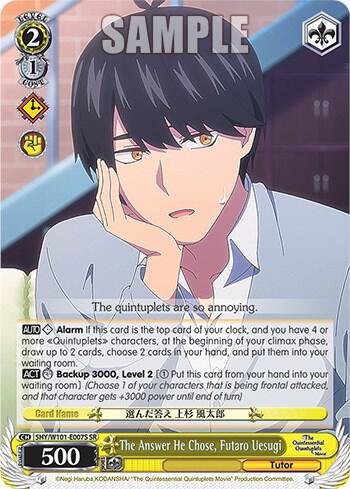 The Answer He Chose, Futaro Uesugi (SR)