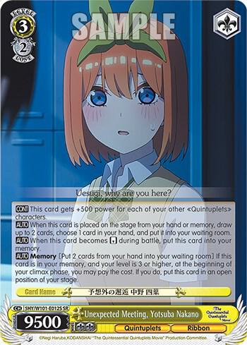 Unexpected Meeting, Yotsuba Nakano (SR)