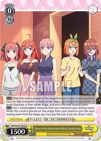 Forever as Five, Ichika & Nino & Miku & Yotsuba & Itsuki (5HY/W101-E016 C) card