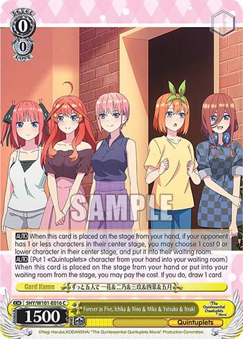 Forever as Five, Ichika & Nino & Miku & Yotsuba & Itsuki