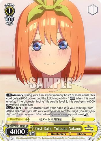 First Date, Yotusba Nakano (SR)