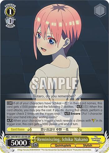 Reminiscing, Ichika Nakano (SR)