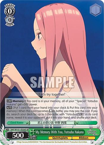 My Memory With You, Yotsuba Nakano (SR)