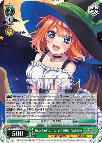 In a Costume, Yotsuba Nakano (SR)
