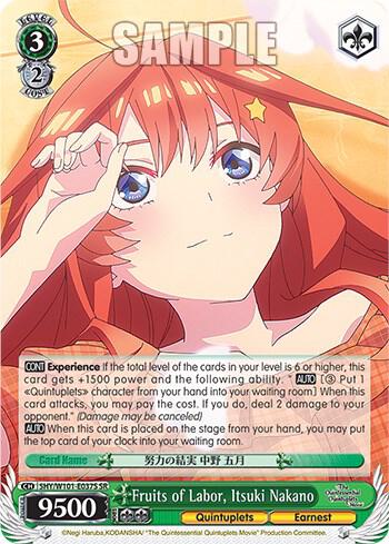 Fruits of Labor, Itsuki Nakano (SR)