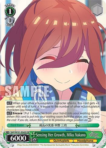 Sensing Her Growth, Miku Nakano (SR)