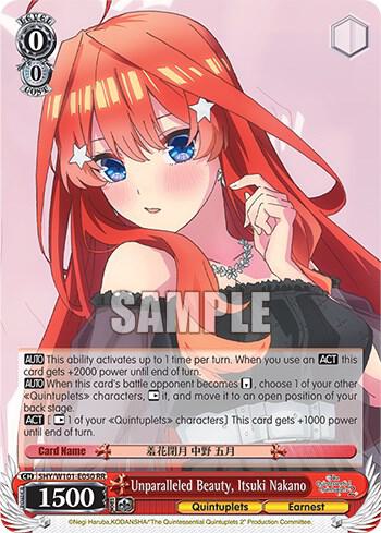 Unparalleled Beauty, Itsuki Nakano - The Quintessential