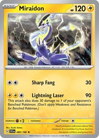 Miraidon #080/198 from Deck Exclusives Pokemon card image