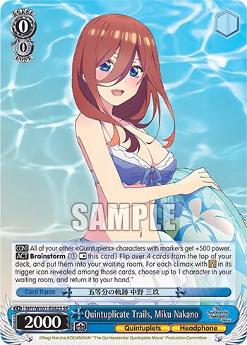 Quintuplicate Trails, Miku Nakano (SR)