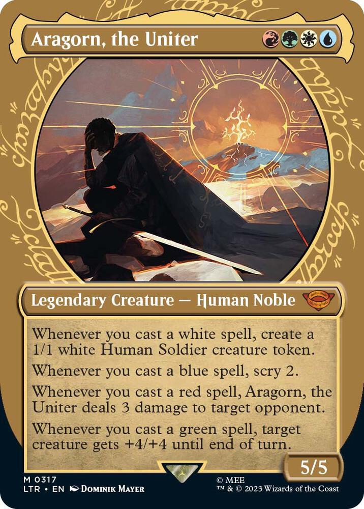 Aragorn, the Uniter (Showcase) Universes Beyond The Lord of the Rings Tales of Middleearth