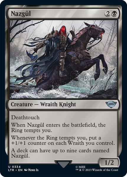 LTR ナズグル/Nazgul MTG FOIL)(335)ナズグル/Nazgul《日本語》【LTR】