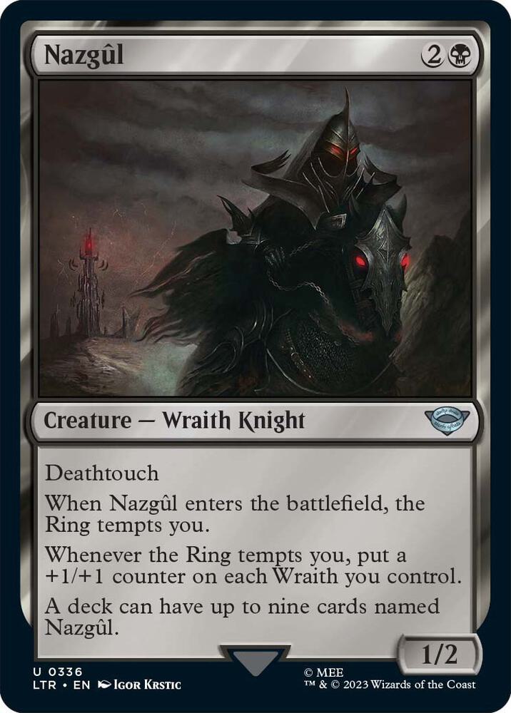 【MTG】ナズグル/Nazgûl 16枚（FOIL3枚、非FOIL13枚） Nazgul (0336) - Universes Beyond: The Lord of the Rings: Tales of