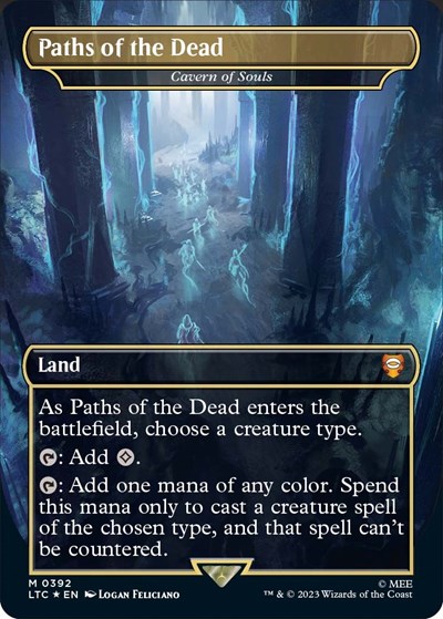 Paths of the Dead - Cavern of Souls (Borderless) (Surge Foil)