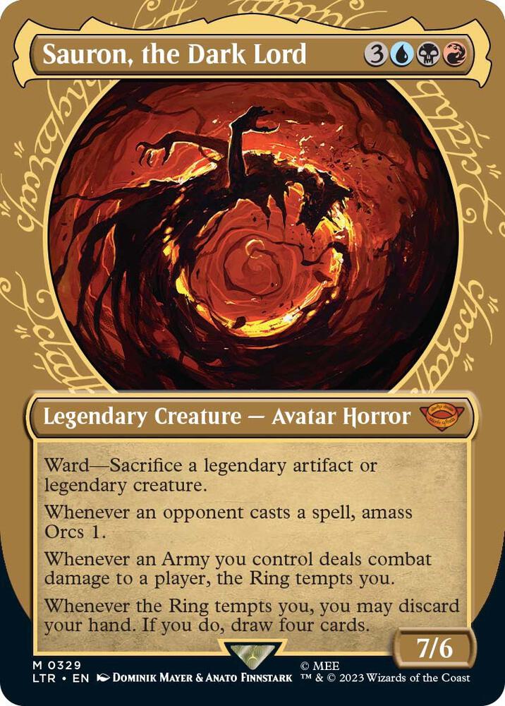 Sauron, the Dark Lord (Showcase) Universes Beyond The Lord of the Rings Tales of Middle